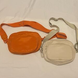 Wild Fable Orange and Cream Crossbody Bags